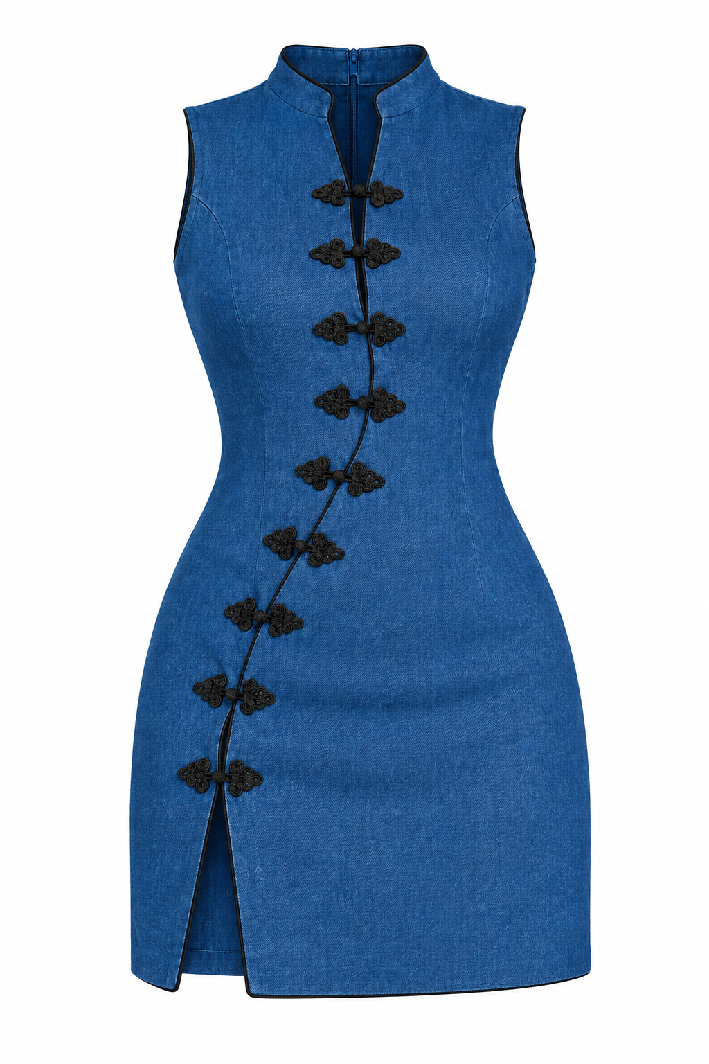 “RAIZA” JAPANESE STYLE DENIM DRESS