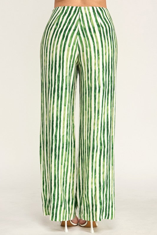 PRE-ORDEN “JUNE” STRIPED HIGH RISE PANTS