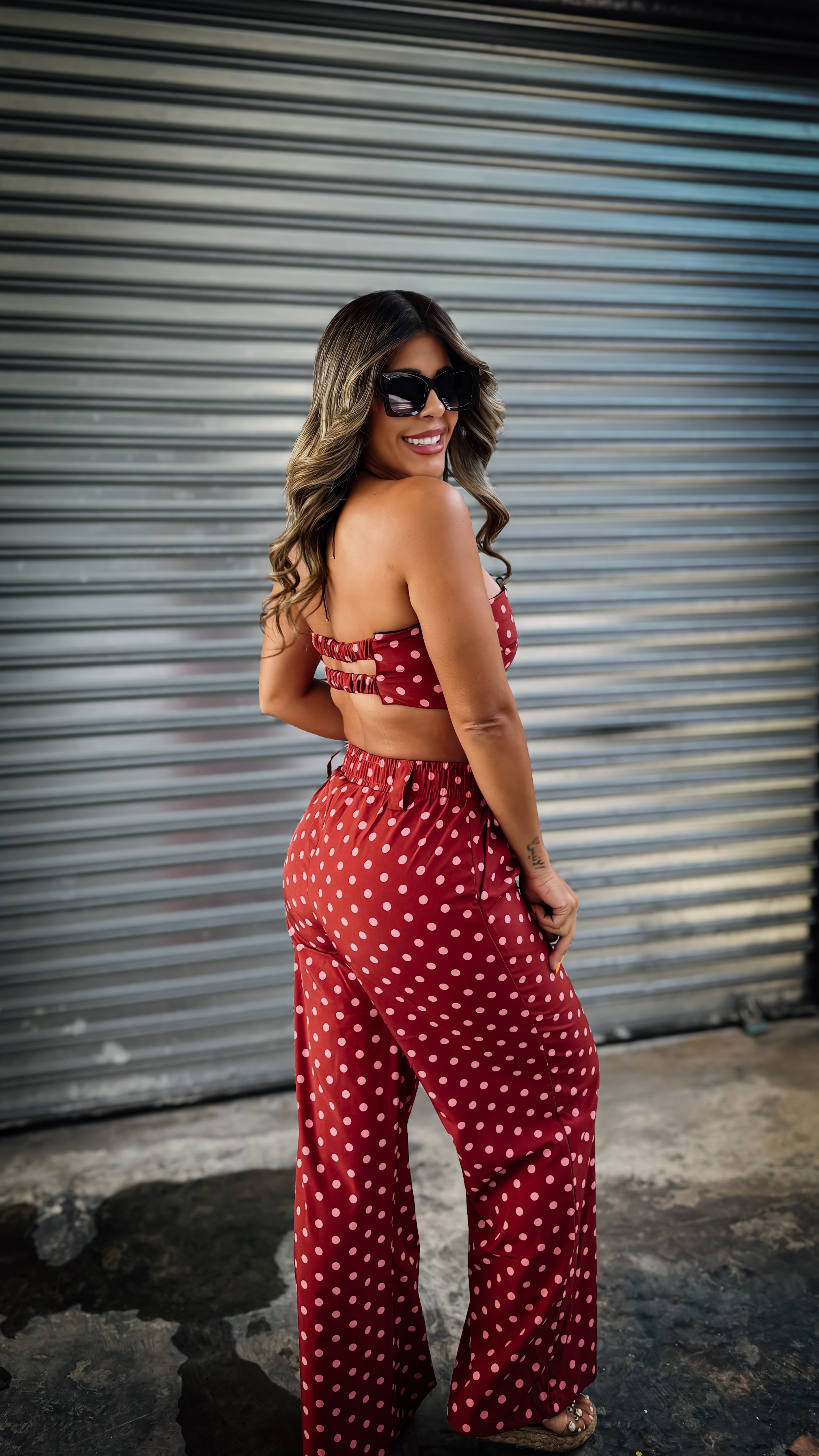 “NATI” POLKADOT SET