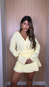 “FABI” COLLARED SHIRT DRESS