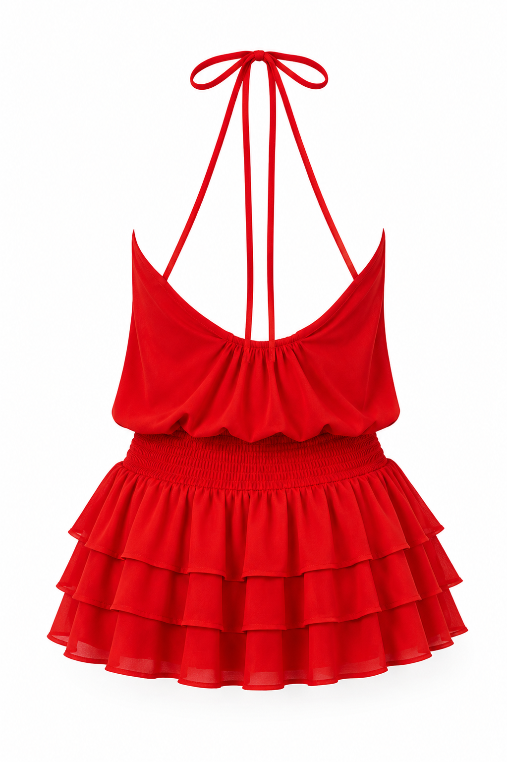 “BERRY” RUFFLE DETAIL ROMPER