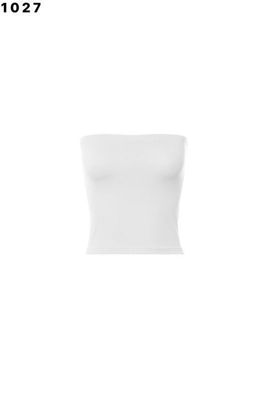 “RITA” STRAPLESS BASIC TOP