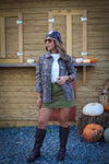 “LEO” OVERSIZED LEOPARD PRINT UTILITY JACKET