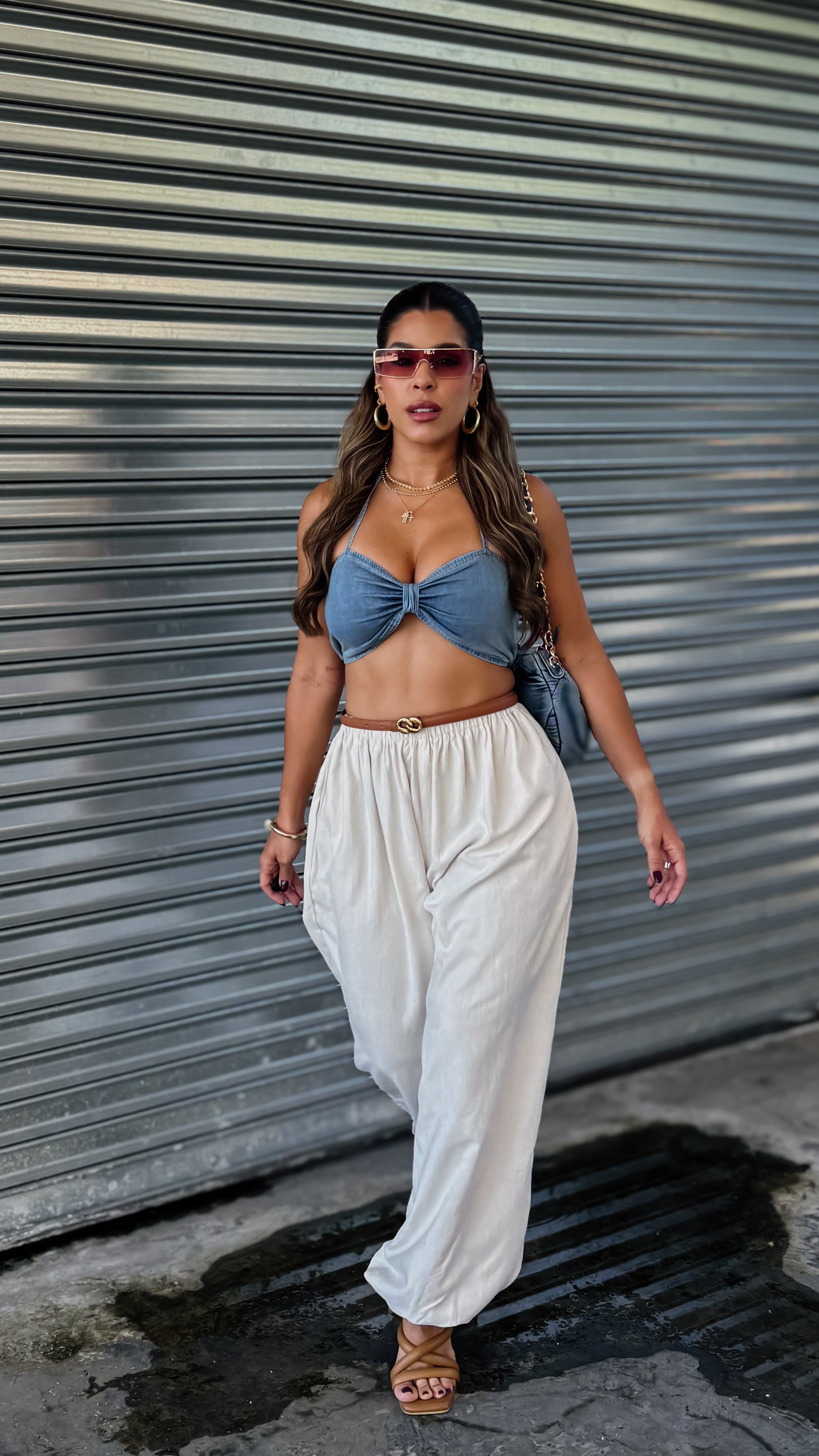 “ELAINE” HAREM PANTS IVORY