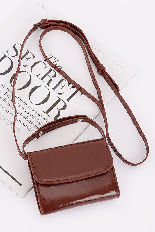 FAUX LEATHER MINI BAG