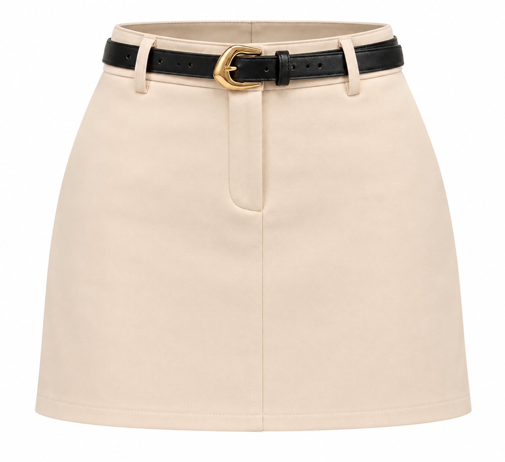 “JILLIAN” BELTED SKORT