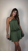 “ZAIRAH” FLOWY HALTER DRESS