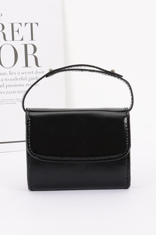 FAUX LEATHER MINI BAG