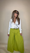 “BIANKA” A LINE HIGH WAIST PALAZZO PANTS