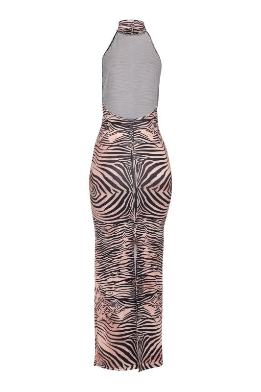 “ZYARA” HALTER BACKLESS MAXI DRESS