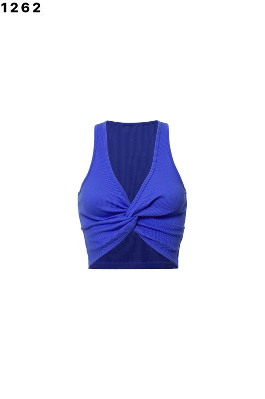 “EMMY” KNOT DETAIL ONE-SIZE BASIC TOP