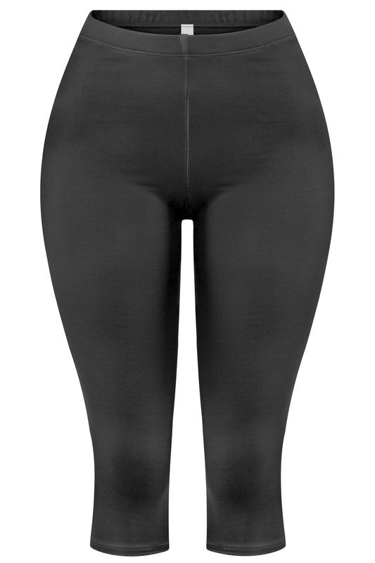 “SIA” MID WAIST CAPRI LEGGINGS