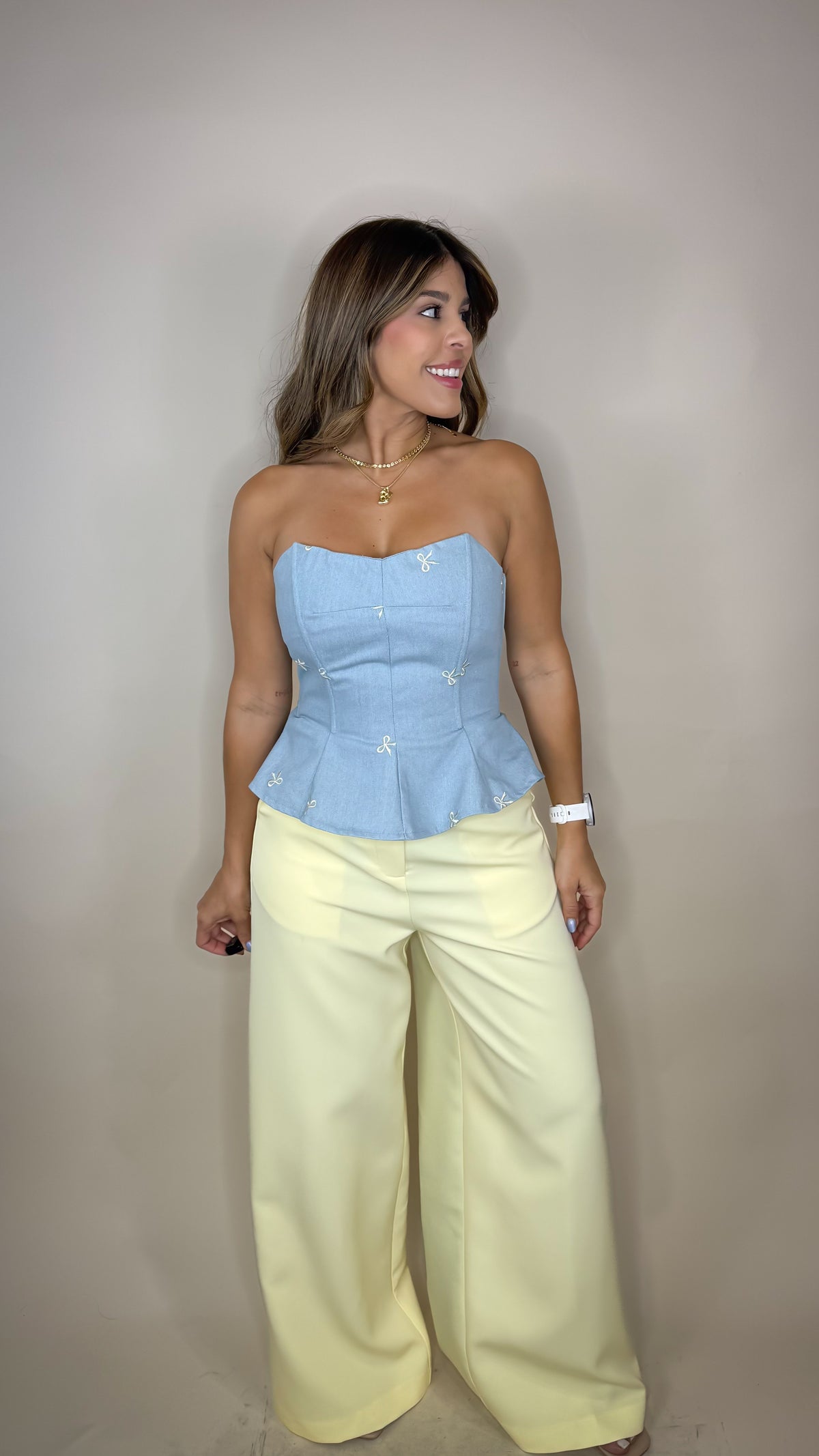 “BIANCA”  WIDE LEG TROUSER