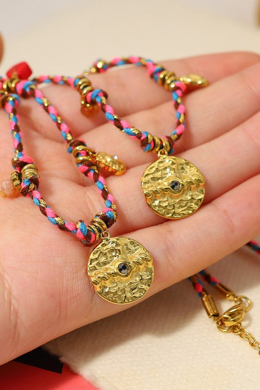 WOVEN BOHO NECKLACE