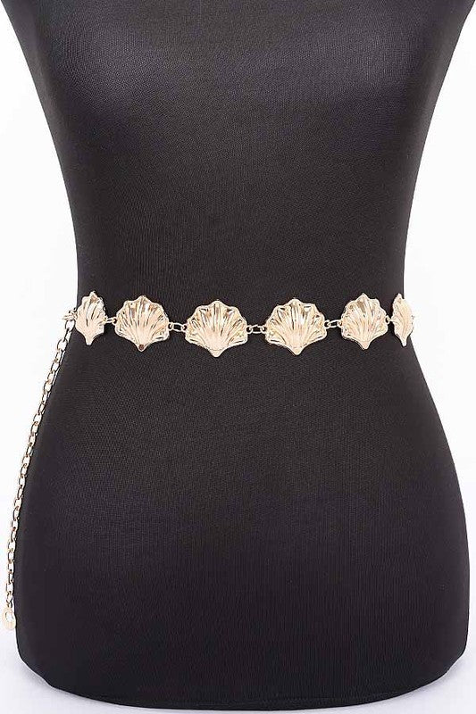 “ARIEL” SHELL CHAIN BELT