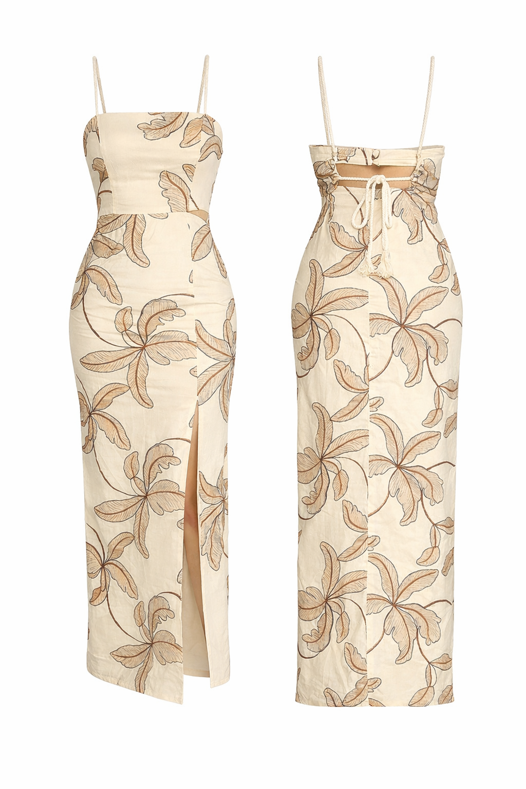 “DIANA” EMBROIDERY MIDI DRESS