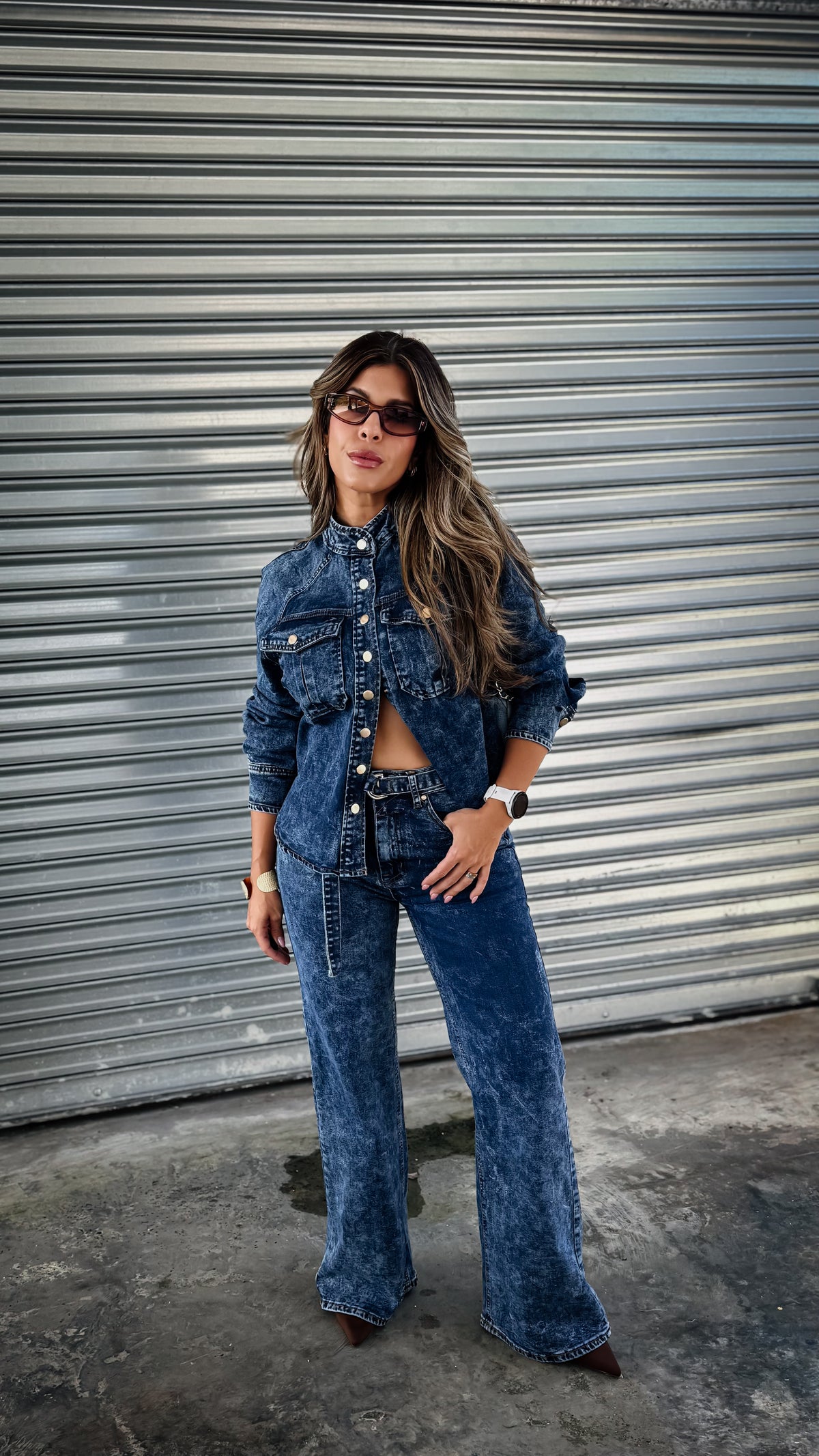 “GABRIELLA” DENIM SET