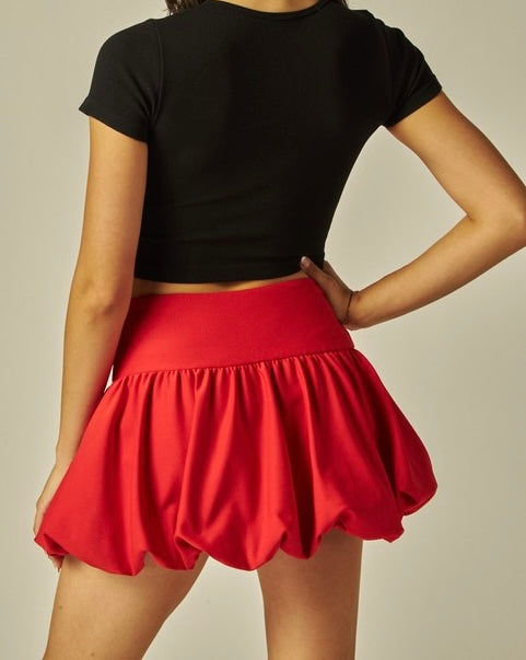 "GINGER" SCUBA BUBBLE SKIRT 2