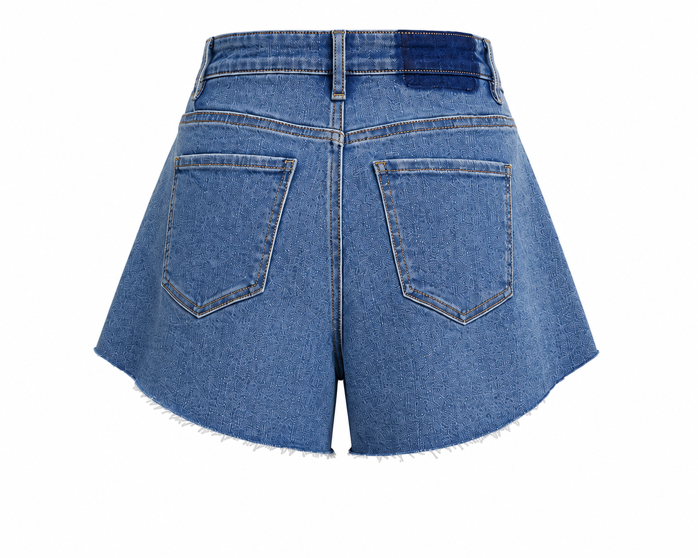 “BAY” FLUTTER LEG DENIM SHORTS