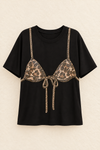 “RINA” RHINESTONE DETAIL BRA TEE