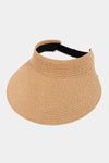 NATURAL STRAW VISOR
