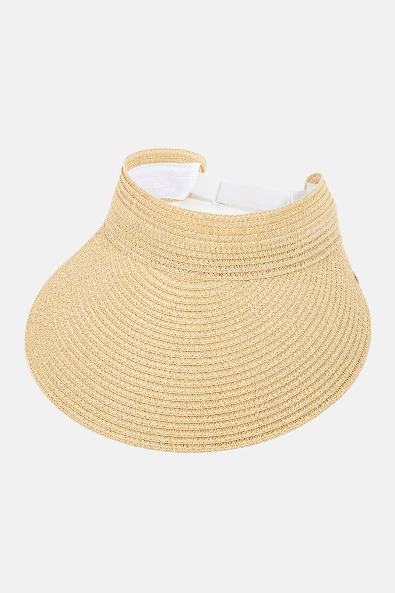 NATURAL STRAW VISOR