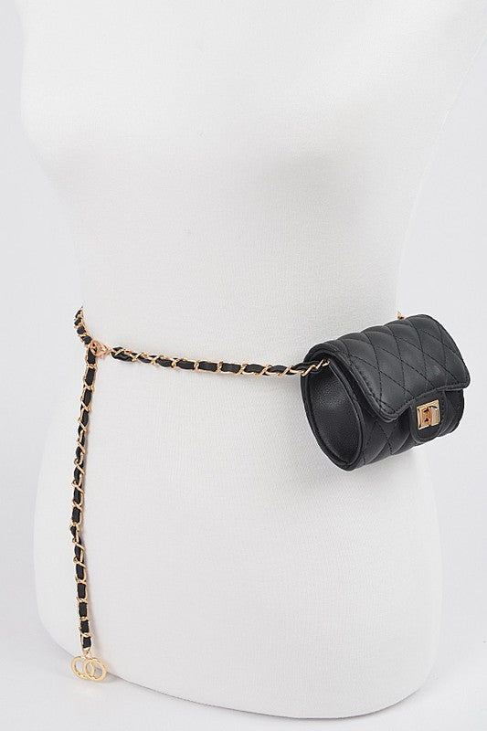 MINI BAG WITH CHAIN BELT