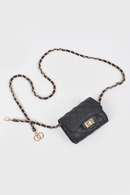 MINI BAG WITH CHAIN BELT