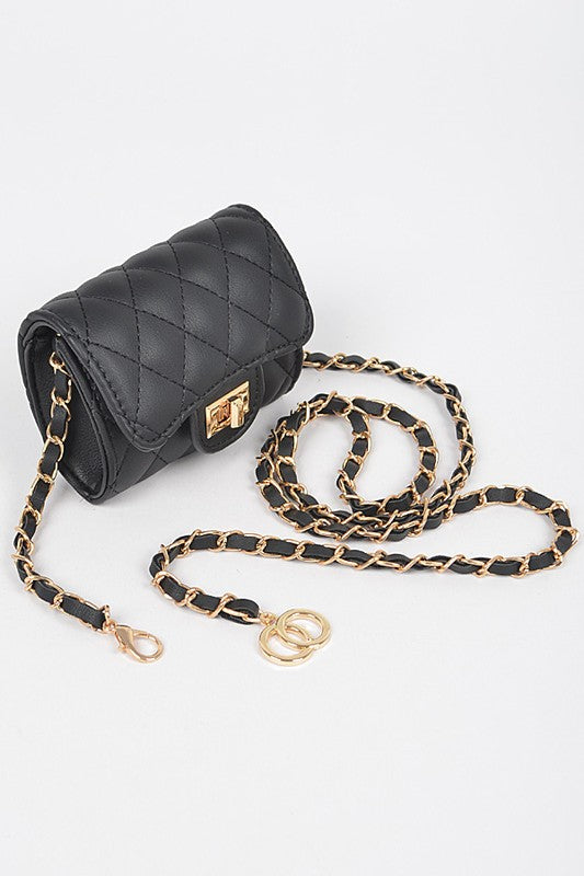 MINI BAG WITH CHAIN BELT