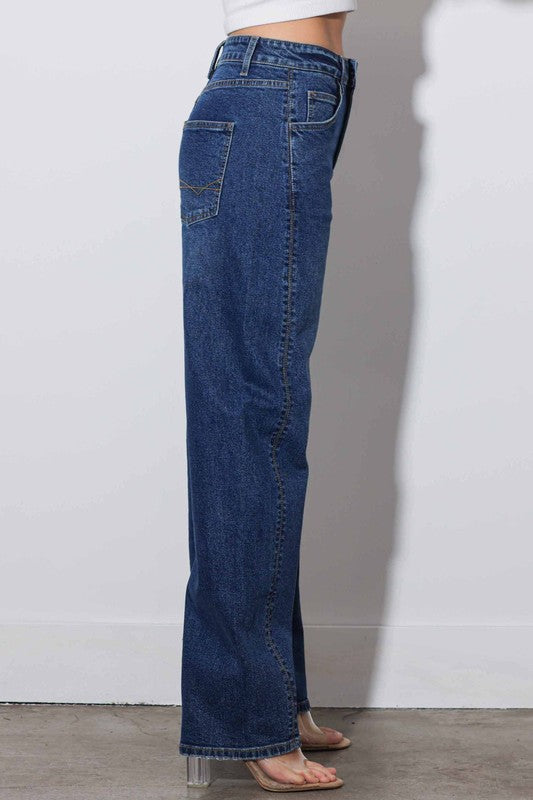 “ADEL” BARREL BAGGY JEANS