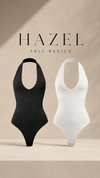 “HAZEL” HALTER NECK DOBLE LAYER BODYSUIT