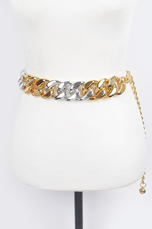 "CHUNKY" OVERSIZED CHAIN BELT