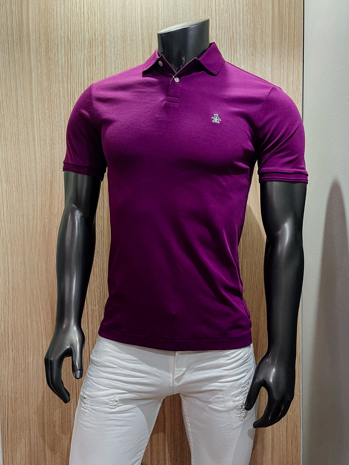 “OG PENGUIN” MAGENTA POLO SHIRT