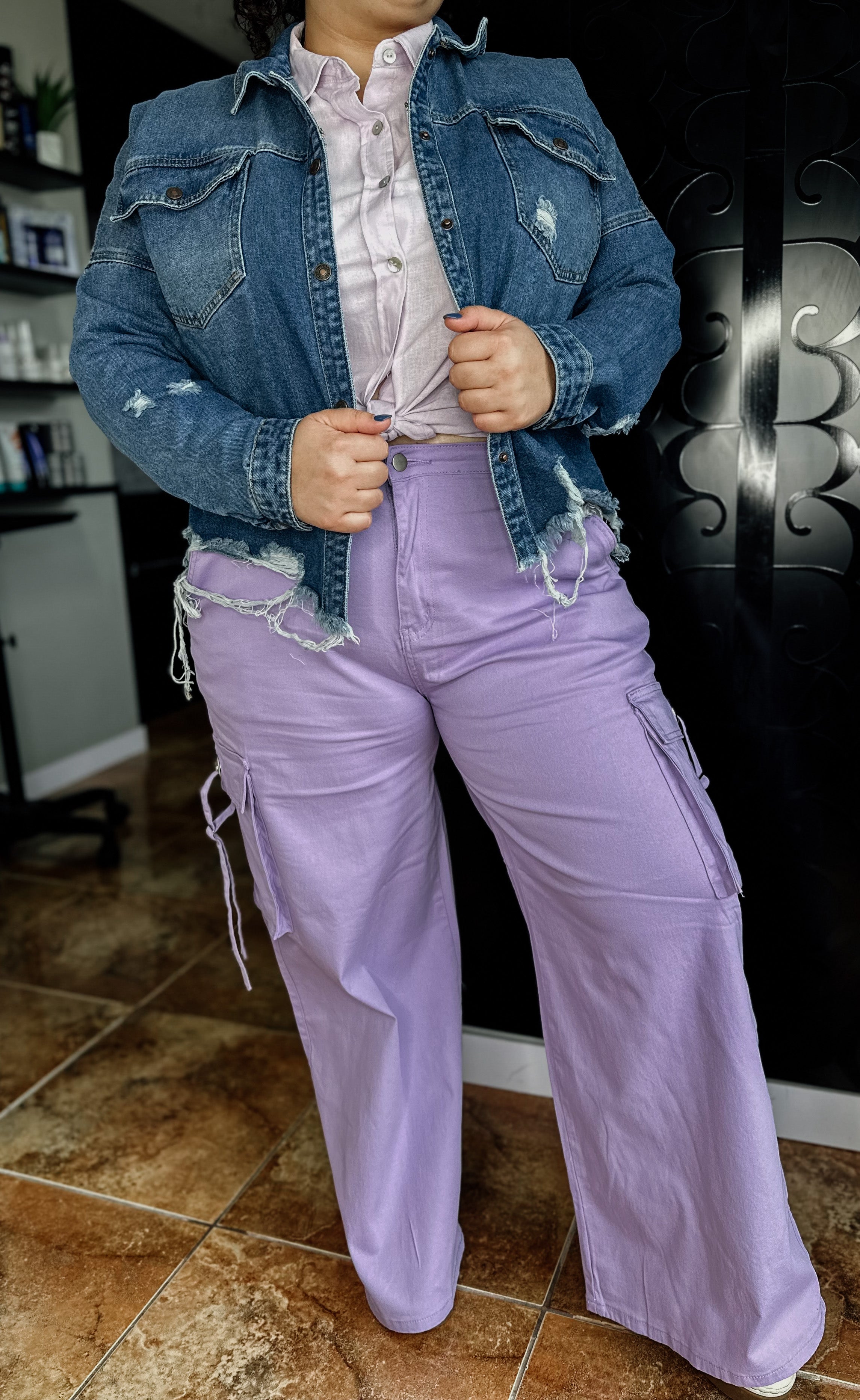 “SIERRA” PLUS SIZE CARGO PANTS