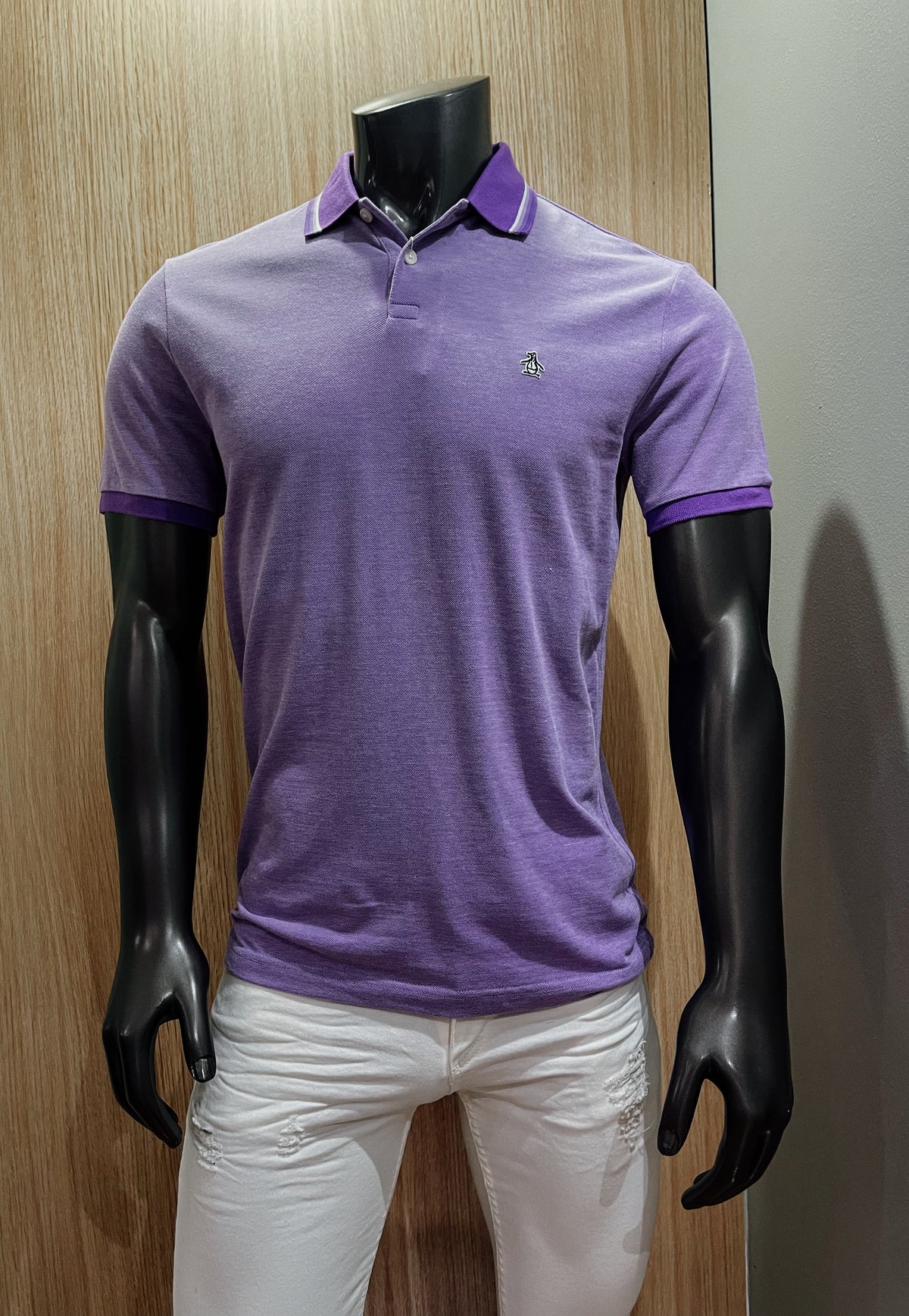 “OG PENGUIN” LAVENDER POLO SHIRT